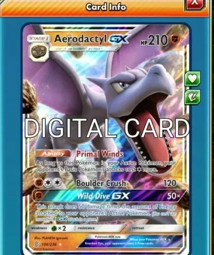 Aerodactyl GX - Vinted