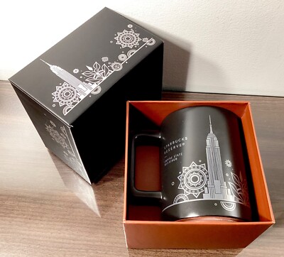 STARBUCKS RESERVE EMPIRE STATE BUILDING NEW YORK CITY 12OZ COFFEE