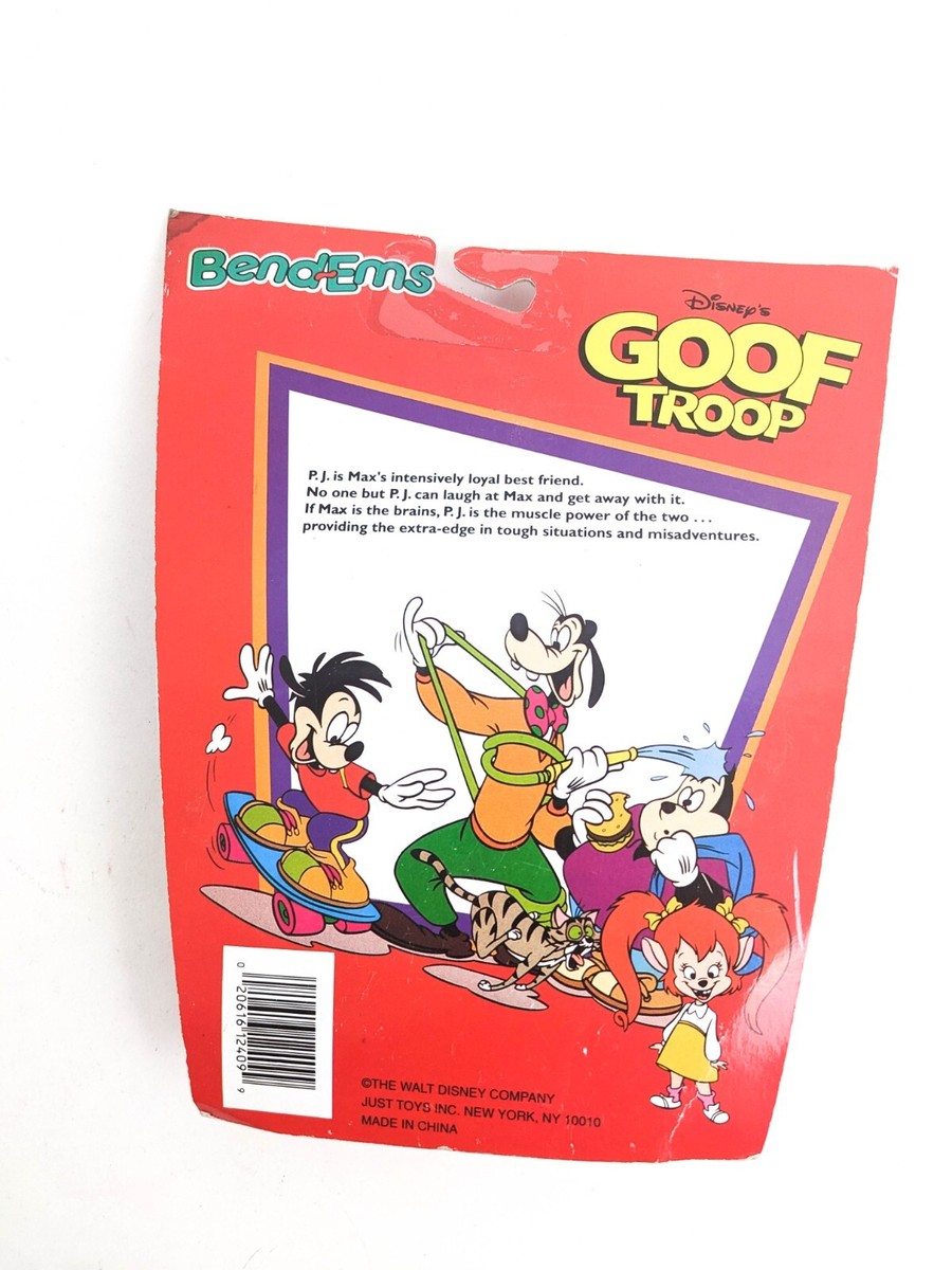 Pistol Goofy PJ Vintage Disney Goof Troop Bend-Ems Figure Pistol Goofy PJ Vintage Disney Goof Troop Bend-Ems Figure