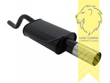Sportauspuff Endschalldämpfer für Renault Clio B 1 x 90mm RL-Design