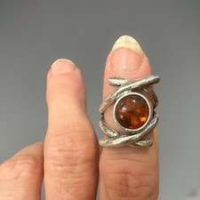Opulenza Sterling Silver Ring:new And Rare Sample: Never In Catalog