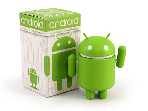 ANDROID MINI FIGURE GREEN STANDARD VERSION ANDREW BELL DYZPLASTIC