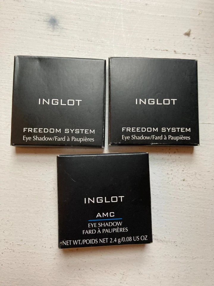 3 sombras de ojos Inglot nuevas en caja 116R 112R AMC 67 Foto 2 de 4