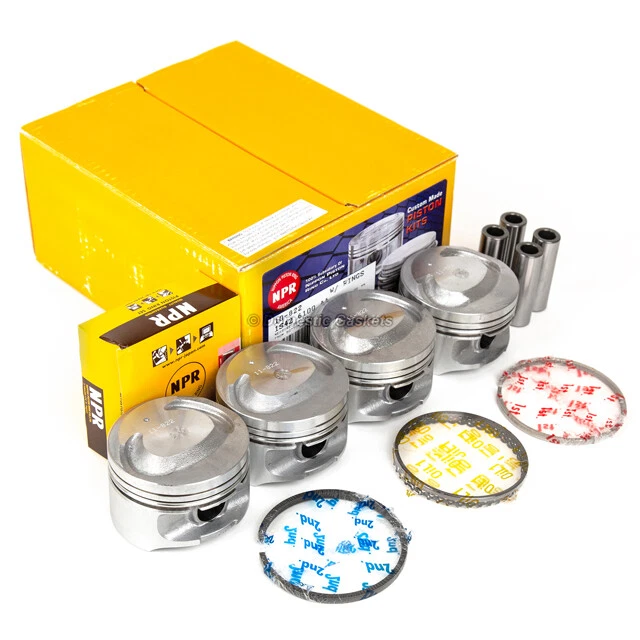 Pistones NPR con anillos para Ford Focus Escort Mercury Tracer 2.0 Vin P SOHC Foto 2 de 4