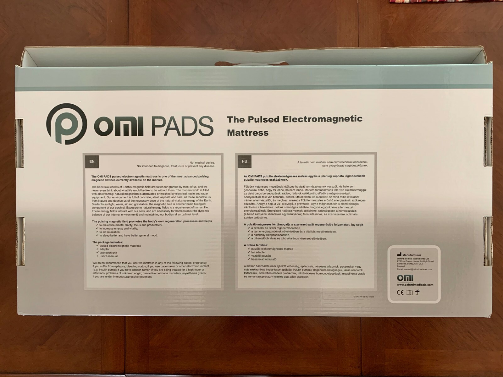 OMI PADS Pulsed Mattress Full body PEMF mat eBay