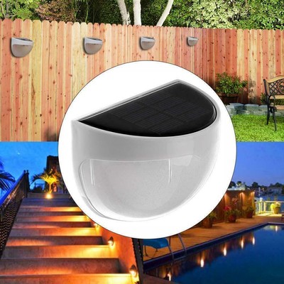 2/4/8 PCS Solar Power Gartenleuchten 6 LED-Licht Außenwand-Wegleuchte