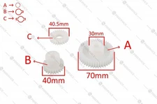 Imperia Kit 3 Gears Plastic Machine Paste Restaurant Electric Rmn 022