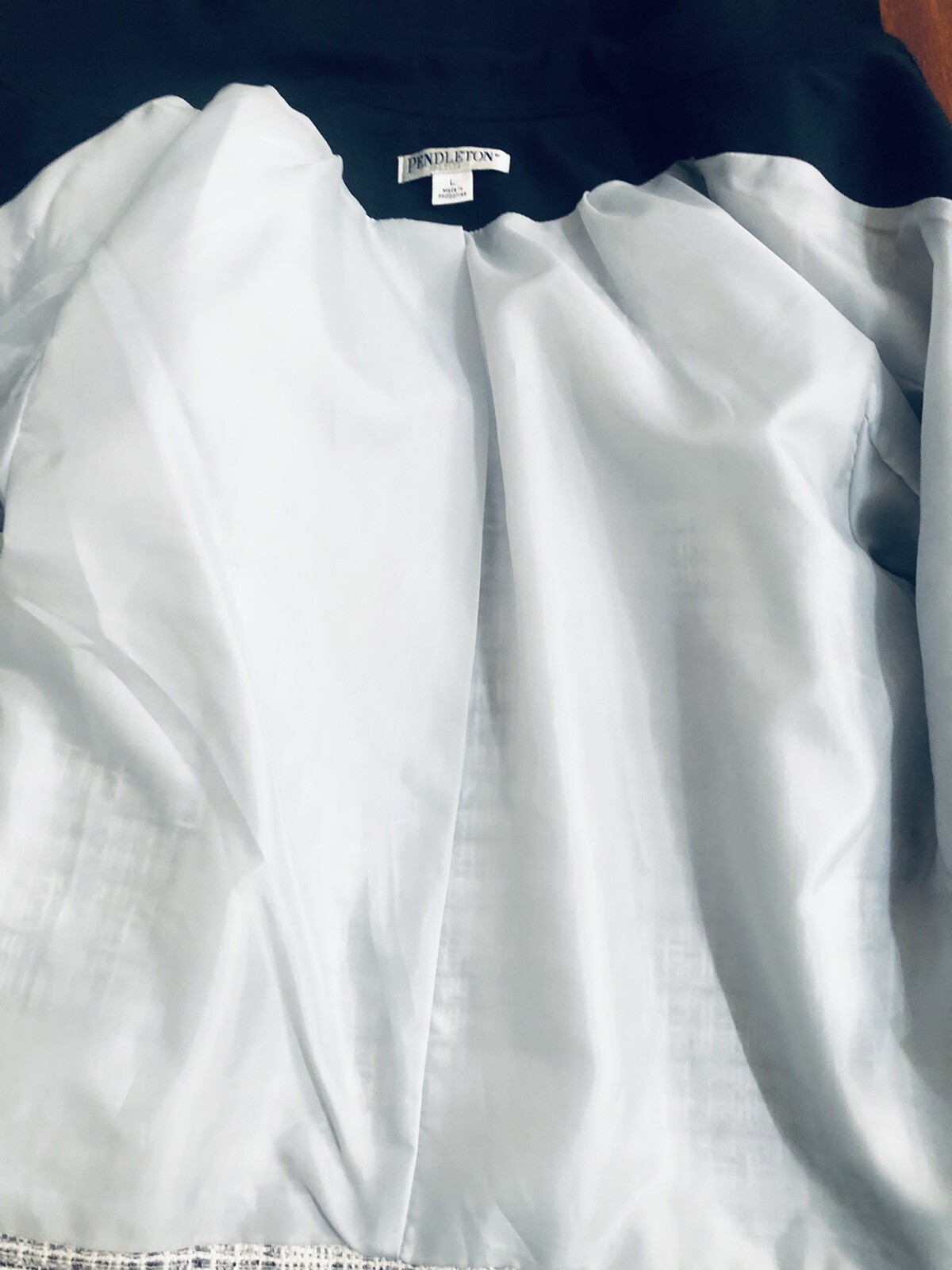 Pendleton Size Large White Black Gray Purple Wome… - image 11