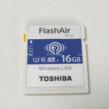 TOSHIBA FlashAir W-04 16GB Wireless Memory Card 16GB Class10 UHS-1 SD-UWA016
