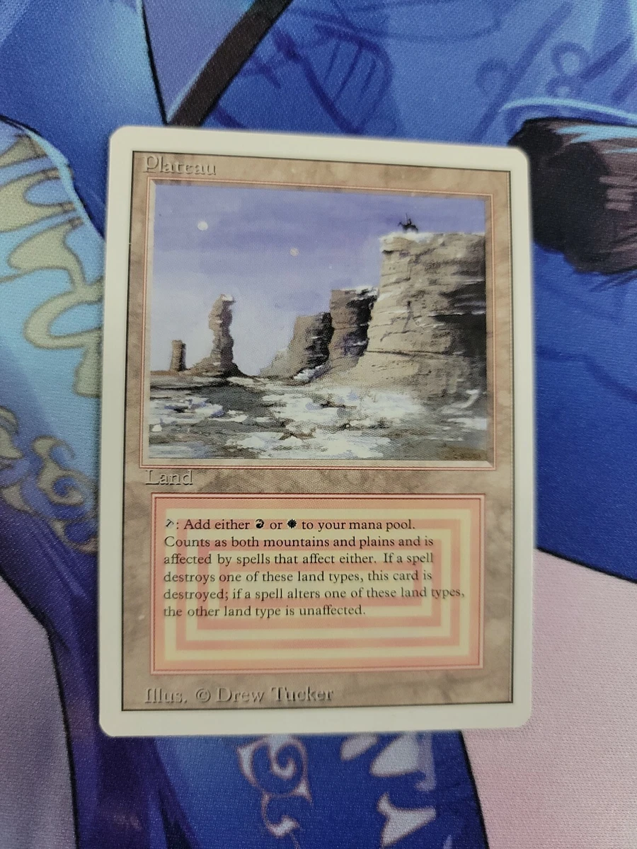 1x NM- Plateau Revised 3rd Edition Reserved List Dual Land Mtg Edh