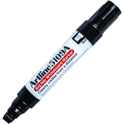 Whiteboard Marker Artline 5109A Black Big Nib, 10.0 mm, Black