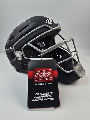 VELO 2.0 Catcher's Helmet Baseball | Junior (6 1/2'' - 7'') | Black/Graphite