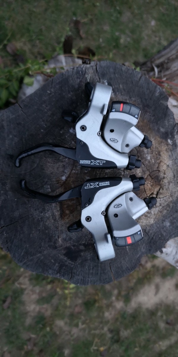 shimano DEORE XT シフターブレーキレバー 3×9 ST-M750 SHIMANO DEORE XT 9 X 3 SPD BICYCLE RAPIDFIRE WINDOW SHIFTER