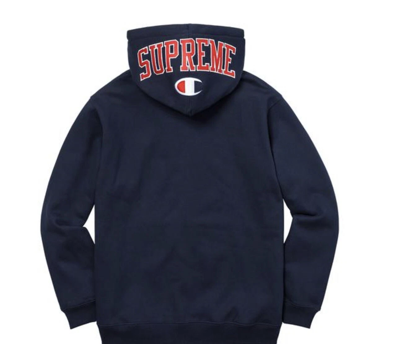 Logo Supreme Champion Arc zippé marine sueur