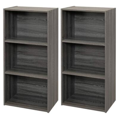 IRIS OHYAMA Color Box 3 Tiers 13 Colors Set of 2 Storage Box Bookshelf W