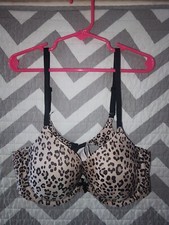 Victorias Secret 36B Demi Underwire Bra Cheetah Leopard Print