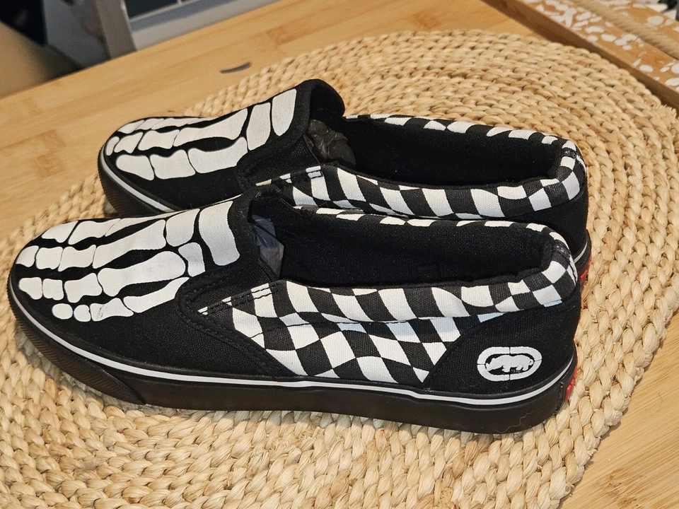 儿童无限脚骨骼骨架鞋 4 码万圣节 — 第 4/4 张图片