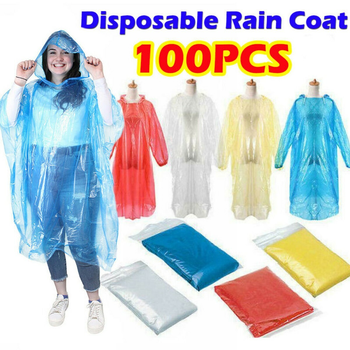 100PC Disposable Adult Emergency 