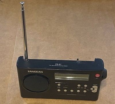 SANGEAN PR-D7 AM/FM DIGITAL PORTABLE RADIO