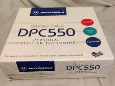 Vintage Motorola Micro Tac DPC550 Personal Cellular Flip Phone Collector Item