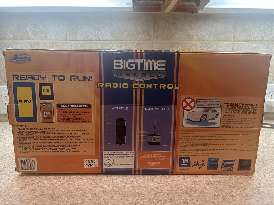 Radiocontrol Bigtime Muscle Shelby GT-500 2007 de colección, nuevo, ¡raro! 🏁🏁 Foto 3 de 4