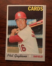 1970 Topps - Phil Gagliano #143  St. Louis Cardinals 
