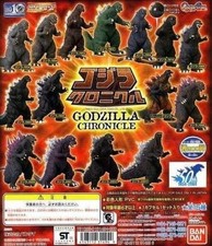 GODZILLA CHRONICLE HG Figure set of 15 Gashapon Capsule Toys Gacha