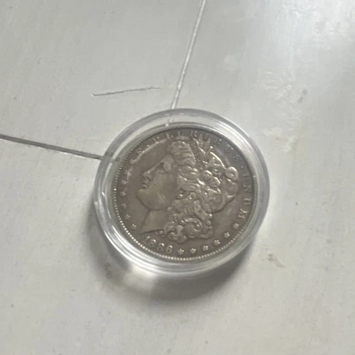 1886 Morgan Silver Dollar $1 Coin 0.9 Fineness in Protective Case