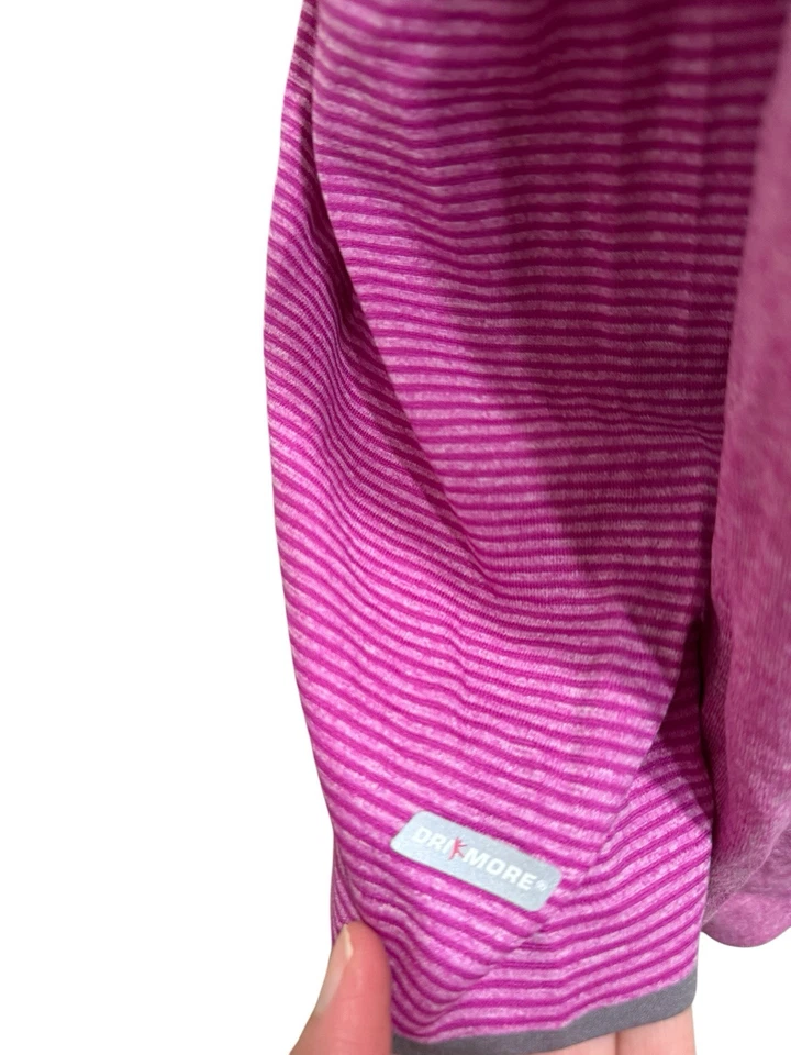 Mujer Danskin Now XXL Semi Ajustado Manga Larga-Cuello Redondo-Ropa Activa Rosa Usada en Excelente Condición Foto 3 de 4