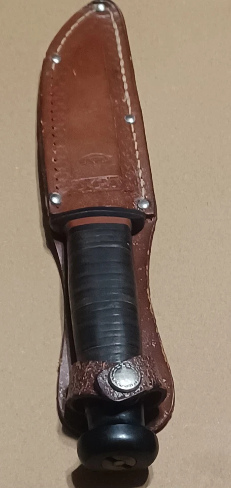 Cuchillo Kinfolks años 30-40, funda correcta - ¡Increíble estado! Versión rara Foto 3 de 4