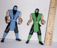 Mortal Kombat Sub Zero Reptile Action Figure Lot  B14
