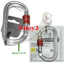 CAMP USA Oval Carabiner XL Lock-28 kN Batch #03 22 (SINGLE)