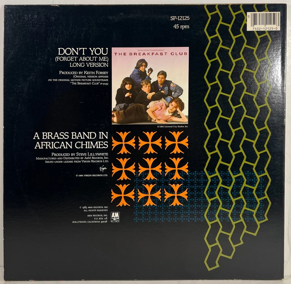 SIMPLE MINDS- 2 12” Singles- Don't You... & All The The Things... Promos-EX/EX - Image 3 of 4