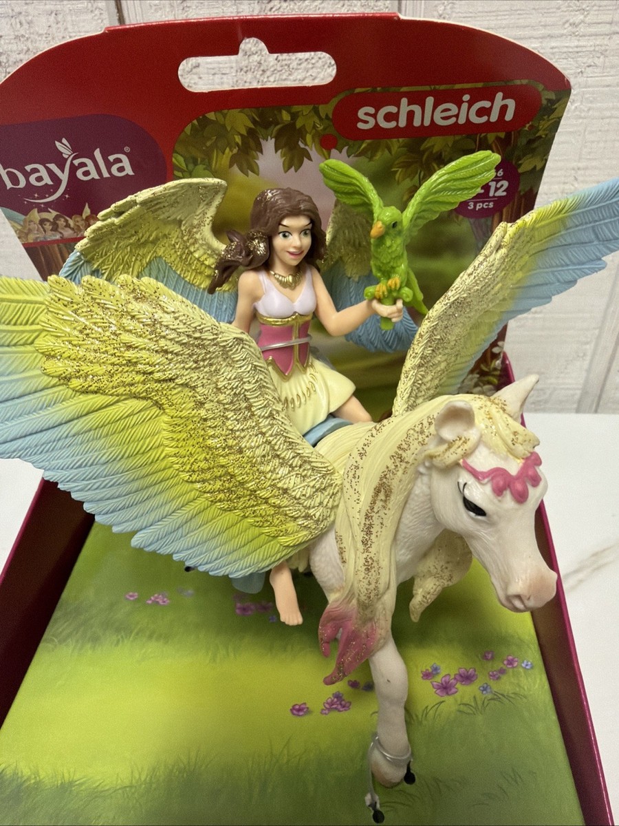 Schleich Bayala 70566 Hada Surah Con Pegaso Brillante – Figura De Colección De 16 X 15 X 18 Cm | Juguete De Fantasía