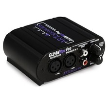 ART CLEANBox Pro Tabletop 2-Channel Level Converter Balanced XLR RCA Stereo