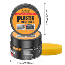 Auto Kunststoff & Leder Restaurator – Schwarz & Glänzend, Innenraum 50 Gr