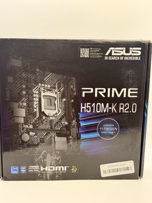 Asus PRIME H510M-K R2.0, Intel H470, 1200, Micro ATX, 2 DDR4, VGA, HDMI, 1x M.2