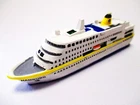 Ship Model Cruise Ship MS Hamburg 11.5 cm Polyresin Cruise Ship NEW