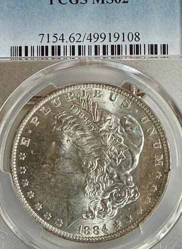 1884-O MS62 PCGS New Orleans Mint Morgan Silver Dollar