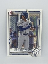 2021 Bowman Draft Alexander Vargas  #BD-121     New York Yankees