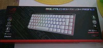 ASUS ROG Falchion RX Low Profile RGB Tastatur Weiß Bluetooth RF USB QWERTZ DE