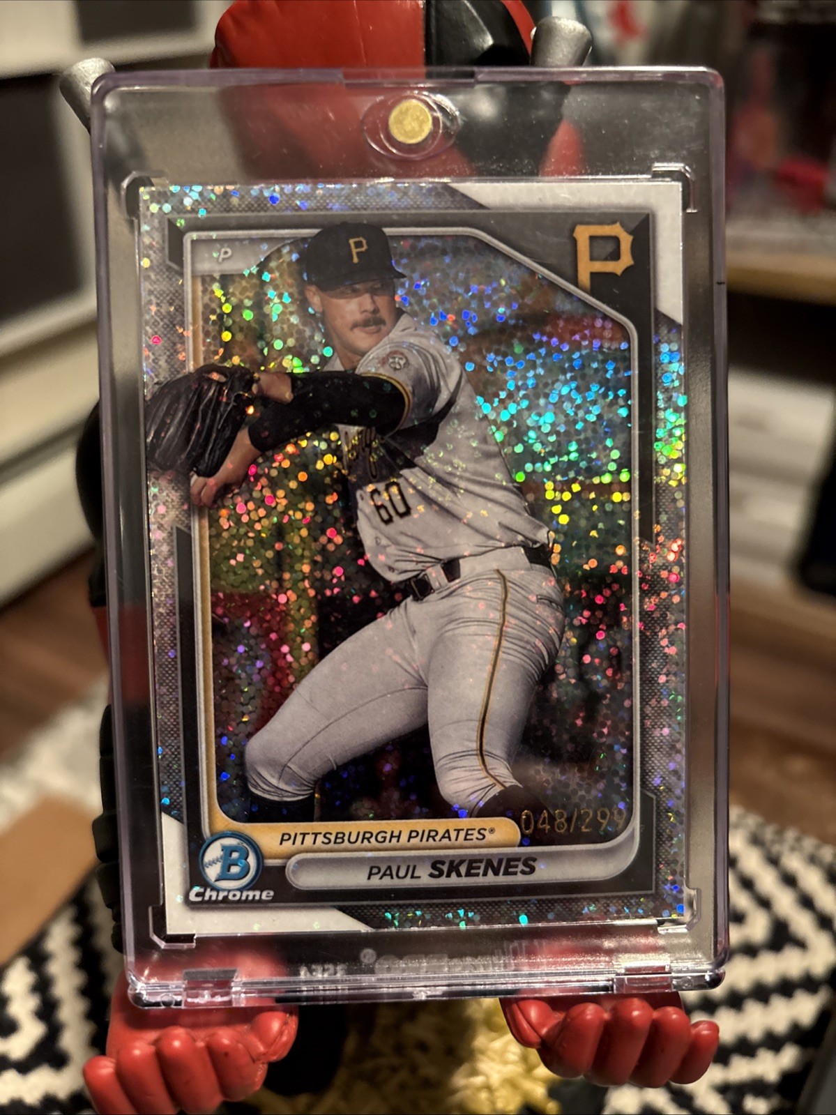 2024 Bowman Chrome Prospects Paul Skenes #BCP-125 Speckle Refractor /299