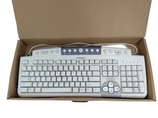 Compaq Genuine Desktop Vintage USB Keyboard Ku-9978 234677-007 Tested Working