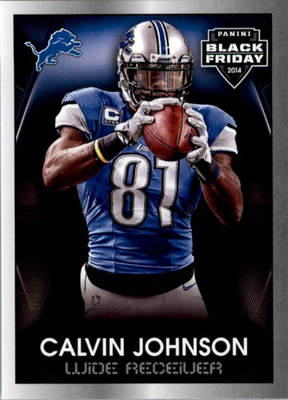 #ad 2014 Panini Black Friday #9 Calvin Johnson FB NM MT $0.99
