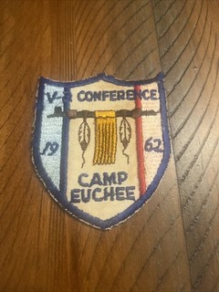 V a Conference 1962 Camp Euchee Boy Scout Uniform Patch Badge
