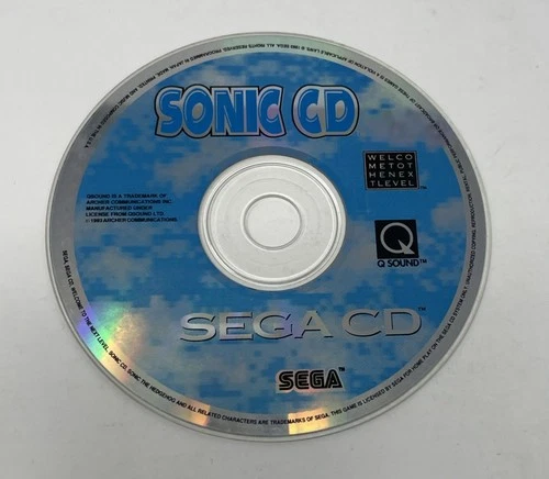 Sonic CD (Sega CD, 1993), Tested Working, Disc Only