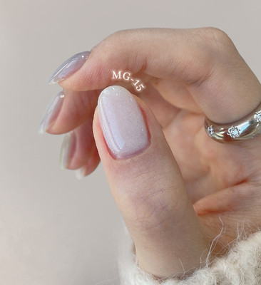 MIGOTHIC Oat Sand Syrup Glitter Gel Polish Nude Beige K-Beauty