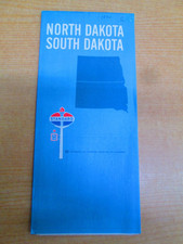 Vtg 1972 North Dakota South Dakota Standard Oil Highway Road Map