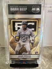 Marketplace image: 2025 Topps Chrome Black Rookie Design Adael Amador #141 (RC) Superfractor 1/1