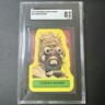 1977 Topps Star Wars Sticker #10 Tusken Raider SGC 8 Vintage